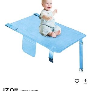 Blue Portable Plane Toddler Bed/Seat Extender - NWOT